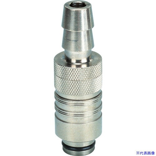 乐天商城 - ■PISCO 金型温調継手 ストップ弁内蔵タイプ プラグ ホース用ストレート ASC10ID09BP(8181086)[送料別途お見積り][法人限定][掲外取寄]