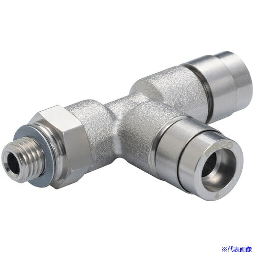 ■PISCO チューブフィッティング ブラスブランチティ チューブ6 ネジM5×0.8 ゴムHNB...