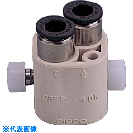 ■PISCO メカニカルバルブ エアスイッチ MVU63(8181382)[送料別途お見積り][法人限定][掲外取寄]