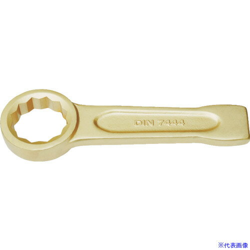 オレンジブック トラスコ中山　TRUSCOBAHCO 防爆打撃めがねレンチ 二面幅寸法31 全長185 〔品番:NS10431〕[ 注番:8182970]特長●火花が散らない、非磁性、耐腐食性のある工具です。●国際規格DINとISOに準じて製造されています。●BAM（ドイツ連邦材料試験所）から認定されています。●ハンマーで打撃し、大型ボルトを締めます。仕様●二面幅寸法(mm)：31●全長(mm)：185仕様2●DIN837準拠品材質/仕上●アルミニウム青銅セット内容/付属品注意●打撃作業は防爆ハンマーをご使用ください。原産国（名称）中国JANコード7314150294435本体質量430gオレンジブック トラスコ中山　TRUSCOBAHCO 防爆打撃めがねレンチ 二面幅寸法31 全長185 〔品番:NS10431〕[注番:8182970][本体質量：430g]《包装時基本サイズ：296×119×21》〔包装時質量：400g〕分類》手作業工具》防爆用品》防爆打撃レンチ☆納期情報：仕入れ先通常在庫品 (欠品の場合有り)