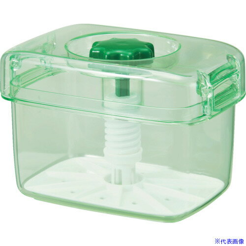 ■TONBO 即席つけもの器ピクレK-22 スケルトングリーン 01383(8183404)[送料別途お見積り][法人限定][掲..