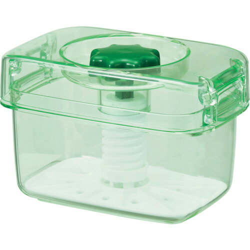 ■TONBO 即席つけもの器ピクレK-16 スケルトングリーン 01384(8183405)[送料別途お見積り][法人限定][掲..