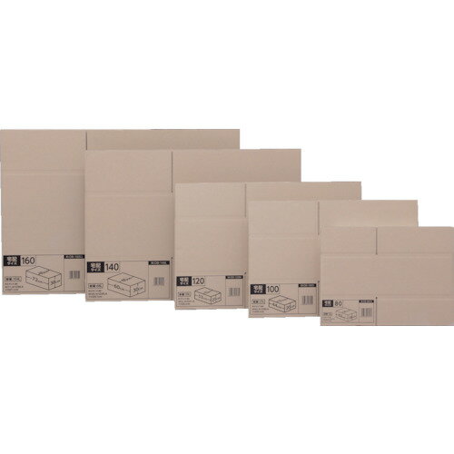 Corrugated Paper - ■IRIS 573224 ダンボール M−DB−160LL MDB160LL(8183634)×10[送料別途お見積り][法人限定]