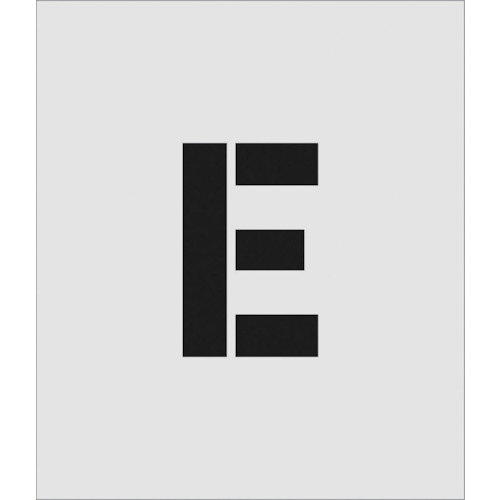 ■IM ステンシル E 文字サイズ150×95mm ASTE15095(8186120)