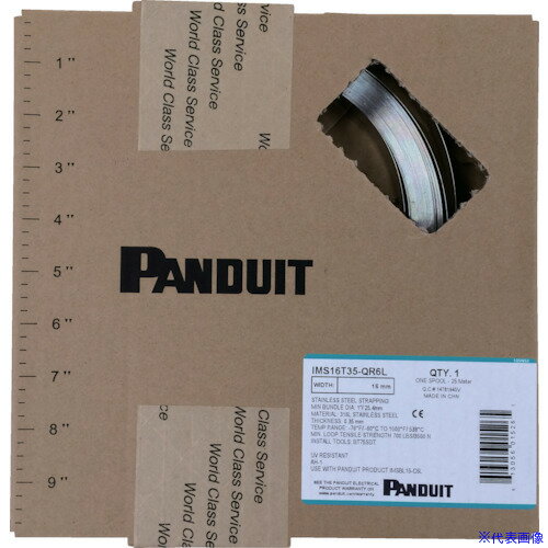 ■PANDUIT 장척 풀 코팅 메탈 밴드 I 시리즈 IMSP16T35QR6L(8189205)[송료 별도 견적][법인 한정][메이커 주문]