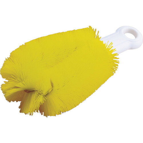 ■TRUSCO タワシブラシ ショートタイプ HACCP対応 イエロー TTBMY(8191541)
