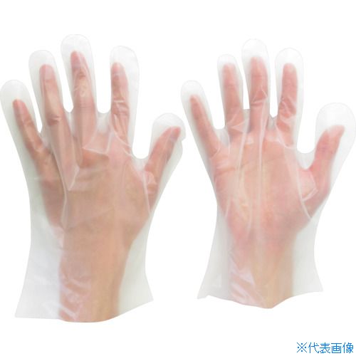 オレンジブック トラスコ中山　TRUSCOミドリ安全 ポリエチレン使い捨て手袋 外エンボス クリア M (200枚入) 〔品番:VERTE580M〕[ 注番:8192592]特長●食品が付着しにくい外エンボス加工です。用途●食品工場など。仕様●色：クリア●サイズ：M●全長(cm)：27.5●手のひら周り(cm)：29.0●中指長さ(cm)：8.3●厚さ(mm)：0.025●粉(あり・なし)：なし●エンボス加工：外エンボス●食品衛生法：適合品●左右の区別：左右兼用仕様2●食品衛生法適合（ポジティブリスト適合）●外エンボス加工材質/仕上●ポリエチレンセット内容/付属品注意原産国（名称）マレーシアJANコード4548890063294本体質量390gオレンジブック トラスコ中山　TRUSCOミドリ安全 ポリエチレン使い捨て手袋 外エンボス クリア M (200枚入) 〔品番:VERTE580M〕[注番:8192592][本体質量：390g]《包装時基本サイズ：130×285×60》〔包装時質量：390g〕分類》保護具》作業手袋》使い捨て手袋☆納期情報：仕入れ先通常在庫品 (欠品の場合有り)