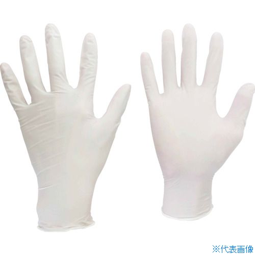 ■ミドリ安全 ニトリル使い捨て手袋 粉なし 白 M (100枚入) VERTE751KM(8192605)