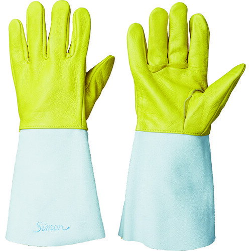 ■シモン 溶接用革手袋 122AP フリー 5本指タイプ 4140060(8192983)