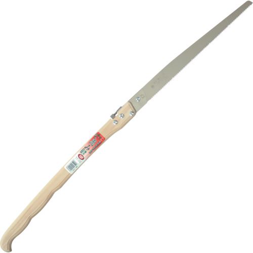 オレンジブック トラスコ中山　TRUSCORAZORSAW 恵み薄刃330折込 〔品番:1094〕[ 注番:8199116]特長●果樹全般で使用出来ます。●スムーズな切味と切口の綺麗さが特長です。●折畳んで収納が出来ます。用途●生木剪定用（細枝用）。仕様●刃長(mm)：330●全長(mm)：835●刃ピッチ(mm)：2.5仕様2●衝撃焼入れ●無電解ニッケルメッキ材質/仕上●刃：SK材●柄：木セット内容/付属品注意原産国（名称）日本JANコード4903524010943本体質量215gオレンジブック トラスコ中山　TRUSCORAZORSAW 恵み薄刃330折込 〔品番:1094〕[注番:8199116][本体質量：215g]《包装時基本サイズ：835×40×25》〔包装時質量：215g〕分類》手作業工具》ハサミ・カッター・鋸》園芸用鋸☆納期情報：オレンジブック掲載以外でメーカー直送品【法人限定＝会社名ご記入お願い致します。】