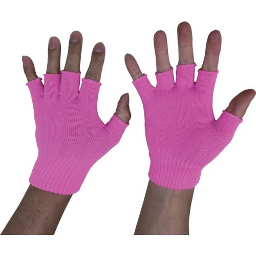 ■勝星 のびのびマジック手袋指切(ボツなし) ピンク 371546(8200022)×5[送料別途お見積り][法人限定][掲..