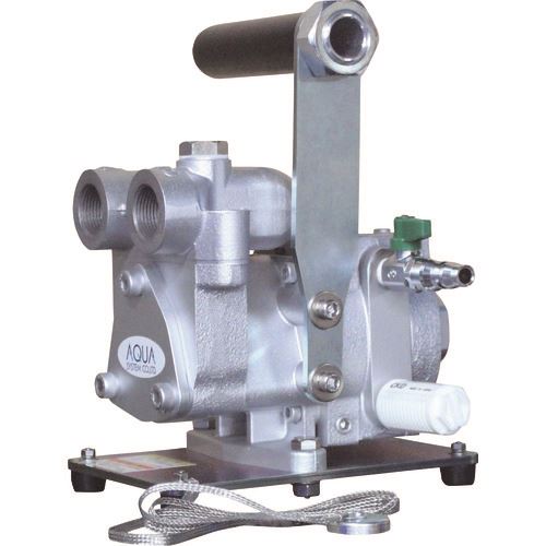 ■アクアシステム エア式SUS製ベーンポンプ(20A) AMVH20SUS(8202452)[法人限定][外直送元]