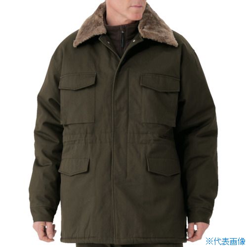 ■ミドリ安全 防寒 綿カストロコート OD LL M7506UELL(8219561)