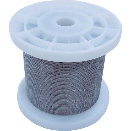 ■ニッサチェイン 透明コーティングワイヤロープ 1.5mm×100m TSY15VCLR(8255902)