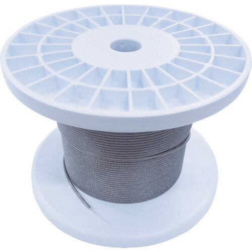 オレンジブック トラスコ中山　TRUSCOニッサチェイン 透明コーティングワイヤロープ 2.0mm×100m 〔品番:TSY20VCLR〕[ 注番:8255904]特長●耐食性、耐錆性に優れた塩ビコーティングを施したステンレス製ワイヤロープです。用途●転倒防止・連続部品・張り固定・機械部品などに。●展示物の盗難防止やPOP等の吊り下げに。仕様●ロープ径(mm)：1.5(2.0)●長さ(m)：100●使用荷重(kg)：70.0●破断荷重(kg)：190●色：透明●ワイヤ構成：7×7仕様2●7×7縒り材質/仕上●ステンレス（SUS304）●塩ビ被膜セット内容/付属品注意●端末加工により強度は変わります。原産国（名称）日本JANコード4968462890286本体質量1.45kgオレンジブック トラスコ中山　TRUSCOニッサチェイン 透明コーティングワイヤロープ 2.0mm×100m 〔品番:TSY20VCLR〕[注番:8255904][本体質量：1.45kg]《包装時基本サイズ：110×111×100》〔包装時質量：1450g〕分類》金物・建築資材》建築金物》ワイヤロープ☆納期情報：仕入れ先通常在庫品 (欠品の場合有り)