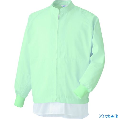 オレンジブック トラスコ中山　TRUSCOミドリ安全 異物混入防止長袖ブルゾン グリーン S 〔品番:MHS3213GUES〕[ 注番:8258543]特長●体毛などの衣類外落下を防ぐ機能がついています。●優れた通気性で、暑い職場でも快適です。●4色のカラー展開で、交差汚染対策ができます。●制電素材を使用しております。●上衣の内側についているメッシュをスラックスの中に入れることで、体毛・異物等の衣類外落下を防ぎます。用途●食品工場仕様●色：グリーン●サイズ：S●着丈(cm)：58●裄丈(cm)：77●胴回り(cm)：110●男女共用●桁丈(cm)：77仕様2●ハイスタンドカラー●巻縫い●インナーネット付●袖口フライス●二重ウエスト●袖口二重仕様●コイルファスナー●立体裁断構造●工業洗濯可能材質/仕上●ポリエステル：65％●綿：35％セット内容/付属品注意原産国（名称）中国JANコード4979058521682本体質量300gオレンジブック トラスコ中山　TRUSCOミドリ安全 異物混入防止長袖ブルゾン グリーン S 〔品番:MHS3213GUES〕[注番:8258543][本体質量：300g]《包装時基本サイズ：385×585×30》〔包装時質量：320g〕分類》保護具》保護服・防護服》食品工場向けウェア☆納期情報：メーカー取り寄品（弊社より発送）