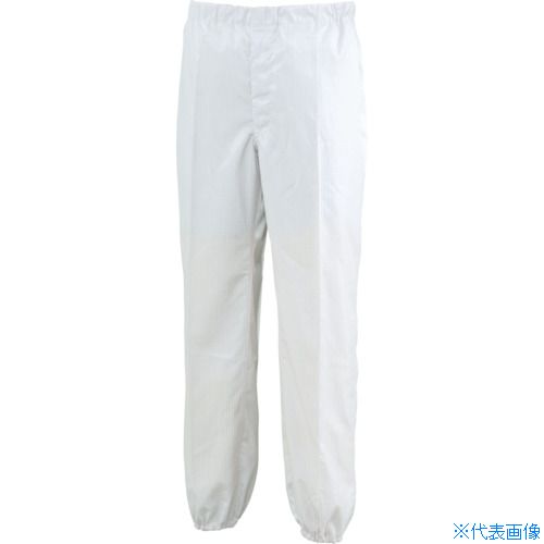 ■ミドリ安全 スラックス クリーンウェア ホワイト LL CM3208WLL(8259040)