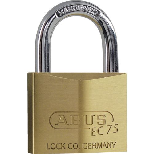 ■ABUS 真鍮南京錠 EC75-40 ディンプルシリンダー (ブリスターパック) BPEC7540(8265407)×5[送料別途見積り][法人・事業所限定][掲外取寄]