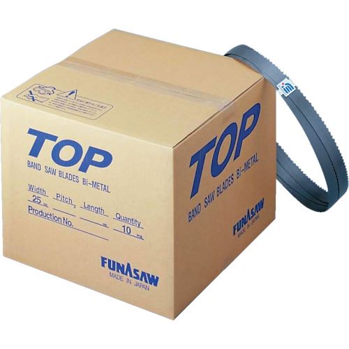 ■FUNASAW カットオフバンドソー バイメタルTOP 全長3505 幅27 3山 厚み0.9 3山 TOP273505(3)(8266029)×5[送料別途お見積り][法人限定][掲外取寄]