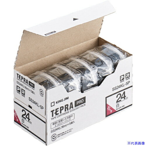 KING JIM ڽ֥ۡƥץPROơ 24mm ѥå(5)/٥/ʸ 󥰥ơ Ĺ16m SS24KL5P(8277142)