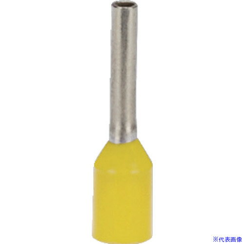 ■PANDUIT 絶縁付フェルール端子(SingleWire DIN規格) AWG24 イエロー 500本入 FSD73−8−D FSD738D(8278685) 送料別途お見積り 法人限定 掲外取寄