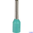 ■PANDUIT 絶縁付フェルール端子(SingleWire DIN規格) AWG24-22 ターコイズ 500本入 FSD74-6-D FSD746D(8278686)