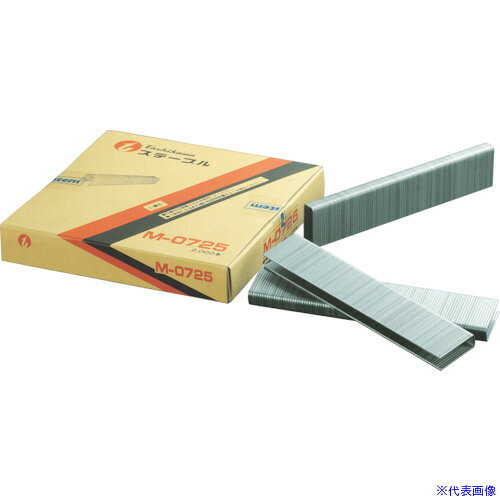 オレンジブック トラスコ中山　TRUSCOタチカワ ステ−プル(白) 肩幅7mm 長さ19mm 2000本入り 〔品番:MO719W〕[ 注番:8281042]特長●M07ステープルです。●JIS規格品です。●エアータッカやエアネイラで使用できます。用途●ラスボード●メタルラス●自動車内装材仕様●肩幅(mm)：7●足長(mm)：19●線材幅(mm)：1.25●線材厚さ(mm)：0.86●色：白●規格：JIS A 5556(工業用ステープル)仕様2材質/仕上●鉄（軟鋼線材)セット内容/付属品注意原産国（名称）台湾JANコード4985680232261本体質量0.7kgオレンジブック トラスコ中山　TRUSCOタチカワ ステ−プル(白) 肩幅7mm 長さ19mm 2000本入り 〔品番:MO719W〕[注番:8281042][本体質量：0.7kg]分類》工事・照明用品》土木作業・大工用品》釘打機☆納期情報：メーカー取り寄品（弊社より発送）