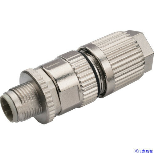 ■PANDUIT ETHERNET/IP対応 M12 Dコードプラグ ISPS5E44MFA(8281528)[送料別途お見積り][法人限定][掲外取寄]