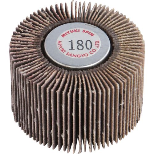 オレンジブック トラスコ中山　TRUSCOミユキ スピン J870K 40×25 180# 〔品番:MS4025180〕[ 注番:8284837]特長●軸がネジ込み式になったもので、工具のチャックに軸を取り付けたまま研磨部の取り換えが可能です。用途●バリ取り。●前処理。●サビ落とし。●塗装落とし。●曲面研磨。●ブレージング。仕様●粒度(#)：180●最高使用回転数(rpm)：18000仕様2●最高回転数(rpm)：18000●ミニホイールの軸脱着タイプ●工具に軸をつけたまま取り外しが可能●軸別売り材質/仕上●アランダム研磨布セット内容/付属品注意●最高回転数の範囲内でご使用ください。●使用中、異常音や異常振動が発生した場合は、直ちに停止し点検してください。●必ず軸の2/3以上をチャックに入れてご使用ください。原産国（名称）日本JANコード4582260077665本体質量30gオレンジブック トラスコ中山　TRUSCOミユキ スピン J870K 40×25 180# 〔品番:MS4025180〕[注番:8284837][本体質量：30g]《包装時基本サイズ：25×40×40》〔包装時質量：190g〕分類》電動・油圧・空圧工具》研削研磨用品》フラップ軸付ホイール☆納期情報：メーカー取り寄品（弊社より発送）