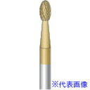 ■ナカニシ チタンコート超硬カッター 楕円型 ダブルカット φ3×5.5×軸φ3 21231(8292937)