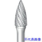 ■ナカニシ チタンコート超硬カッター 砲弾型 ダブルカット φ9.5×20×軸φ6 21536(8292941)