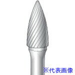 ■ナカニシ チタンコート超硬カッター 砲弾型 シングルカット φ10×20×軸φ6 21613(8292946)