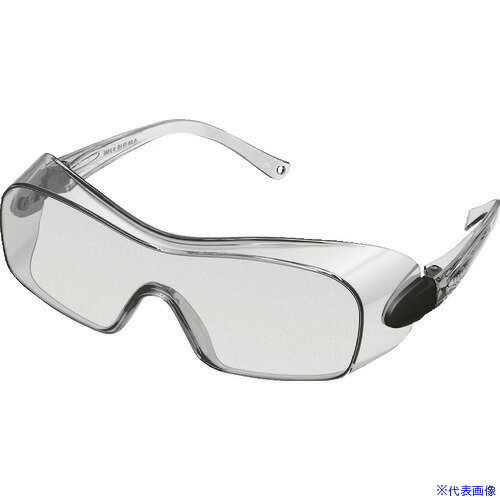 ■OTOS 一眼型保護メガネ クリアレンズ フレームクリア色 B623AF(8345487)