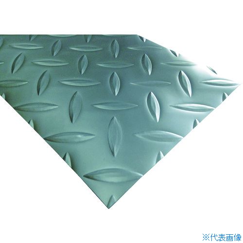 ■ワニ印 塩ビ養生マット ヤバネ シルバー 1.4mm厚×920mm×20m巻 003026(8357457)