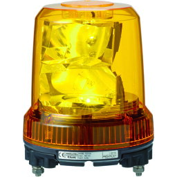 ■パトライト 強耐振型LED回転灯 RLRM2PY(8358315)[送料別途見積り][法人・事業所限定][メーカー取寄]