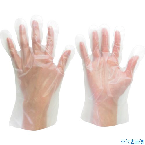 ■ミドリ安全 ポリエチレンディスポ手袋 ベルテ571 200枚入 S VERTE571S(8359830)