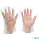 ■ミドリ安全 ポリエチレンディスポ手袋 ベルテ573 100枚 袋入 M VERTE573M(8359839)
