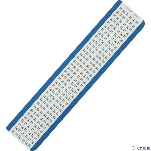 ■PANDUIT ワイヤーマーカー 37 (25枚入) PCM37(8360986)×4[送料別途見積り][法人・事業所限定][掲外取寄]