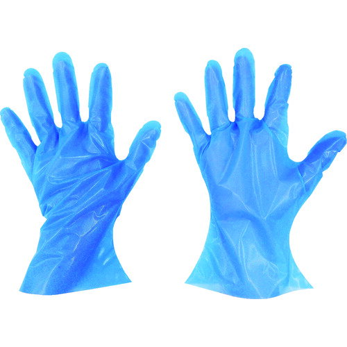 オレンジブック トラスコ中山　TRUSCO東京パック マイジャストグローブエコノミー化粧箱M ブルー 〔品番:BMJEKM〕[ 注番:8363624]特長●五本の指の付け根に絞りを入れてフィット感を向上、作業中のずれ、脱落を防ぎます。●指先...