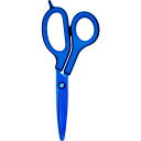 ■PLUS 34526)ハサミ フィットカットカーブ チタンコート SC−175AT 左右非対称グリップ チタンブルー SC175ATTBL(836...