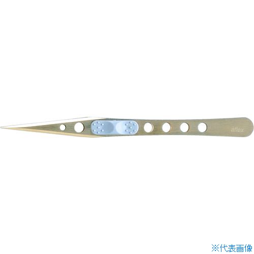 ■ALLEX ピンセット P−1T(チタンコート) 全長125mm 21103(8366533)