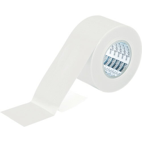 ■TRUSCO ラインテープ 屋内用 幅75mmX長さ50m ホワイト TLT75EAW(8368036)