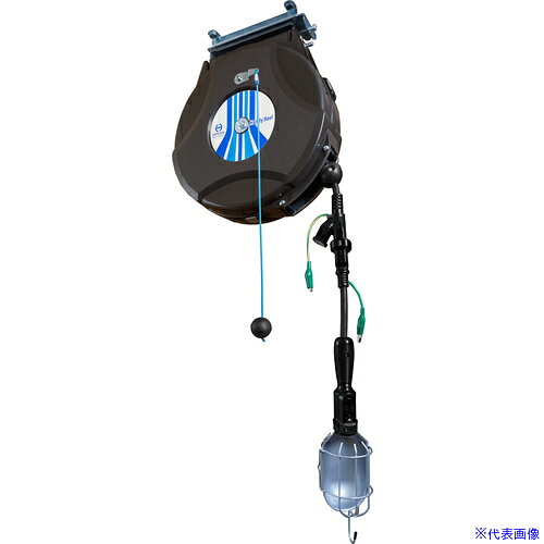 オレンジブック トラスコ中山　TRUSCO日平 リール ランプリールブレーキ式10M125V/6A 〔品番:HEP610HLSBG〕[ 注番:8368738]特長●各種生産工場、自動車整備工場などの作業灯または電源として抜群の機動性を発揮します。●コンセントリールとしても使用できます。●天井や壁に取り付けて使用できます。●左右45度に首振り可能です。（固定可能）●ワイヤーを引っぱると巻き取ります。●ケース破損防止のガードプレート採用しています。●カセット式脱着マウントを採用しています。用途●自動車整備工場、各種修理工場、各生産工場など。仕様●電線仕様長さ(m)：10●電線仕様太さ(［［MM2］］)：1.25●電線仕様芯数(C)：3●定格電圧(V)：125●定格電流(A)：6●コンセント仕様形状：125V-15A接地極付き●コンセント仕様個数：V型2口1個●電線種：VCT1.25mm［［の2乗］］×3芯(10m)●幅(mm)：300●奥行(mm)：105●高さ(mm)：335●色：黒●ブレーキ式ストッパー仕様2●首振りハンガー機能付●自動巻取式●過熱防止サーモスイッチ付●白熱球式作業灯付(品番：HL-100C)●AC125V●定格電流：6A●一次側コンセント：折り曲げ式アースピン付プラグ●二次側コンセント：アース付コンセントコネクタ●幅×奥行×高さ：300×105×335mm材質/仕上●ボディー:ポリプロピレンセット内容/付属品●ハンガー受け(取付プレート)、固定用ボルトナット、ビス注意●白熱球は別売です。原産国（名称）日本JANコード4580117395184本体質量4.9kgオレンジブック トラスコ中山　TRUSCO日平 リール ランプリールブレーキ式10M125V/6A 〔品番:HEP610HLSBG〕[注番:8368738][本体質量：4.9kg]《包装時基本サイズ：370×330×185》〔包装時質量：6kg〕分類》工事・照明用品》コードリール・延長コード》電源リール☆納期情報：メーカー取り寄品（弊社より発送）