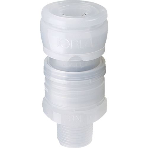 ■JOPLAX 樹脂ソケット 相手側取付Rc(PT)3/8 ジョプラPPシリーズ TSV3P(8369104)