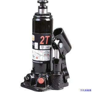 ■バーコ 油圧ジャッキ ボトルジャッキ 揚力80kN(8t) ストローク227mm BH4S8(8370152)