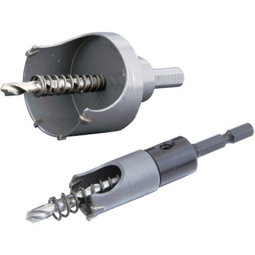 オレンジブック トラスコ中山　TRUSCOスエカゲ カス抜けホルソー 50MM 〔品番:KN50〕[ 注番:8373852]特長●ホールソーで穴あけするたびに発生する面倒なカスの取り除き作業が簡単にできます。●面倒なカッターの取り外しやセンタードリルの抜き差しも要りません。用途●被削材：木工、塩ビ、FRP、サイディング、ボード等。仕様●刃径(mm)：50●シャンク形状：三面取(ストレート)●シャンク径(mm)：10●全長(mm)：107仕様2材質/仕上●刃部:超硬チップ●センタードリル:コバルトハイス●台金部:特殊鋼セット内容/付属品注意原産国（名称）日本JANコード4989530703253本体質量221gオレンジブック トラスコ中山　TRUSCOスエカゲ カス抜けホルソー 50MM 〔品番:KN50〕[注番:8373852][本体質量：221g]《包装時基本サイズ：155×47×46》〔包装時質量：221g〕分類》切削工具》穴あけ工具》ホールソー☆納期情報：メーカー取り寄品（弊社より発送）