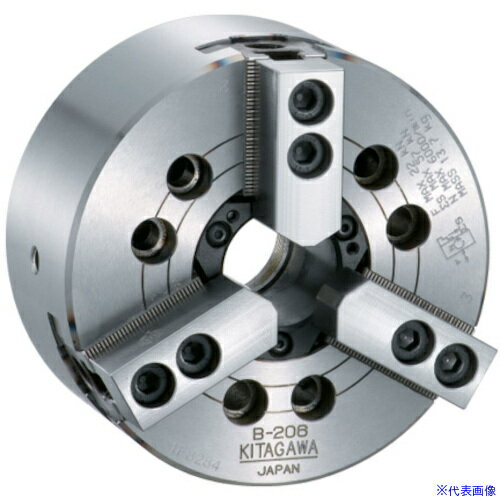 ■北川 高速中空パワーチャック チャック外径φ110mm B204(8377417)[法人限定][外直送元]