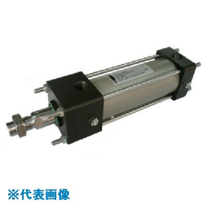 ■日本精器 エアシリンダ 80×250 BN6102ASA80B250(8480497)[送料別途見積り][法人・...