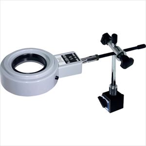 オレンジブック トラスコ中山　TRUSCOリーフ LED50型マグネット拡大鏡 〔品番:LEDS050M〕[ 注番:8481787]特長●LEDライトが4球付いた証明付拡大鏡です。●作業台などのスチールに固定できるマグネット型です。用途●暗い場所での（光源が乏しい時）検査・作業。仕様●倍率(倍)：5●レンズ寸法(mm)：φ50●幅(mm)：90●高さ(mm)：165●マグネット：30×40×35仕様2材質/仕上●レンズ：光学ガラス　フレーム：樹脂　支柱：ステンレスセット内容/付属品注意●太陽や強い光を直接見ないでください。(失明する危険があります。)直射日光の当たる場所に放置しないでください。(火災の恐れがあります。)原産国（名称）日本JANコード4533602006850本体質量500gオレンジブック トラスコ中山　TRUSCOリーフ LED50型マグネット拡大鏡 〔品番:LEDS050M〕[注番:8481787][本体質量：500g]《包装時基本サイズ：210×205×115》〔包装時質量：701g〕分類》測定・計測用品》光学・精密測定機器》ルーペ☆納期情報：オレンジブック掲載以外でメーカー直送品【法人限定＝会社名ご記入お願い致します。】