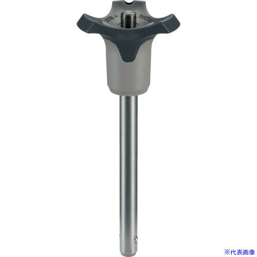■HALDER ボールロックピン セルフロッキング高強度型 グレー ピン径16ワーク最大厚40 22380.0368(8488726)[送料別途お見積り][法人限定][掲外取寄]